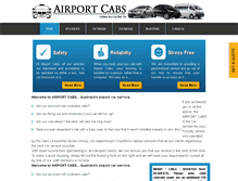 Tablet Screenshot of airportcabs.com.au